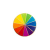 Rainbow Color Wheel Enamel Pin