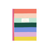 Rainbow Stripes Lined Notebook
