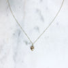14K Gold Puffed Heart Necklace