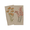 Embroidered Bloom Tea Towel